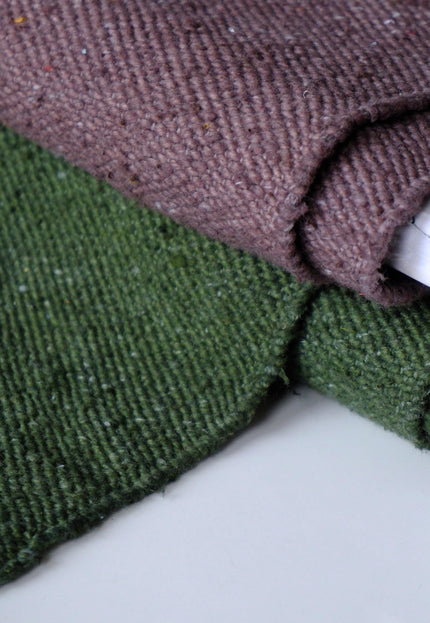 Handwoven Hmong Hemp Twill Fabric, 450 GSM, Heavyweight Rustic Textile for Jackets, Bags