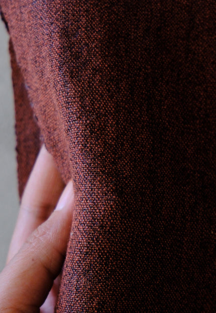 Yak Wool + Kala Cotton Handwoven Fabric, 45" Wide, 200 GSM