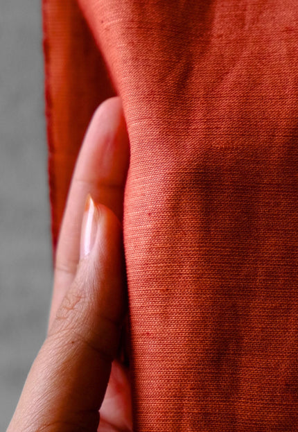 Hemp Sateen Fabric by Yard, 180 GSM White, 58" Wide, Smooth Lustrous Weave