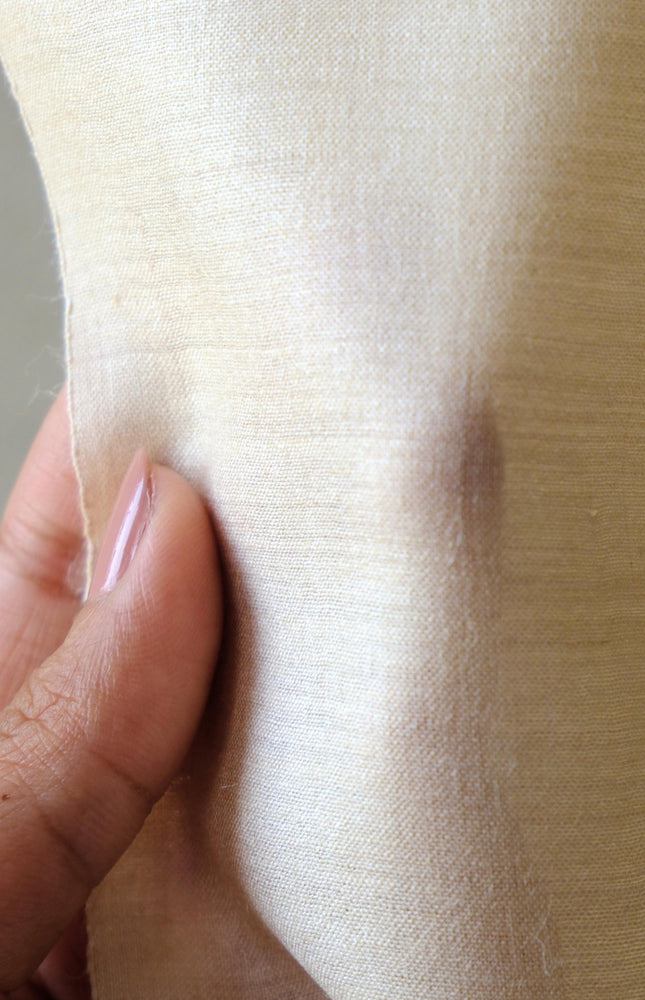 Assamese Handwoven Moonga Silk Fabric | Natural Golden Mulberry Silk | 44” Wide | 90 GSM