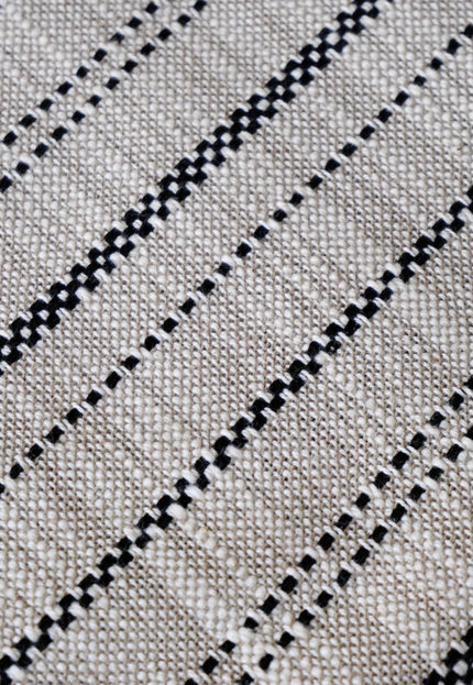 Hemp Striped Dobby Fabric, 58" Wide, 370 GSM