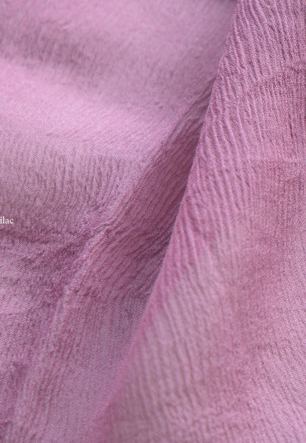 Mulberry Silk Chiffon Fabric, 90 GSM White Silk, 44” Wide