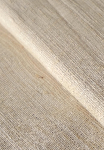 Naturally Beige Handwoven Eri Peace silk by the yard, 44" wide, 252 GSM