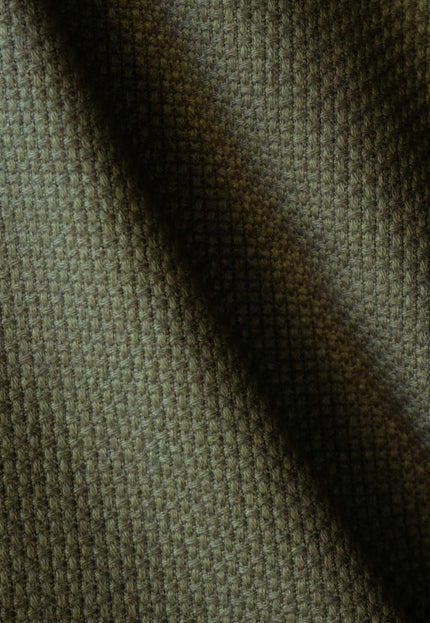 Pure Cotton Hopsack Weave Fabric by the yard, 260 GSM, 54" Wide