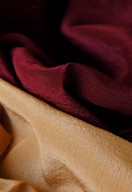 Raw Mulberry Crepe Silk Fabric by the Yard – 19–20 Momme, 44” Wide, 85 GSM