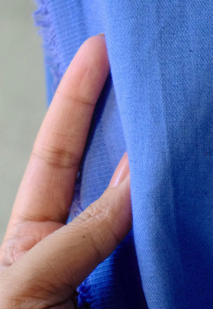Powder Blue Cotton Drill Fabric by the Yard, 250 GSM Twill, 56" inches wide