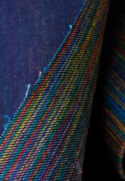Rainbow Reversible Denim Fabric | 320 GSM | 56” inches Wide | 9.44 oz Denim - By the Yard