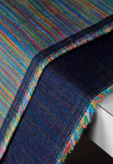 Rainbow Reversible Denim Fabric | 320 GSM | 56” inches Wide | 9.44 oz Denim - By the Yard