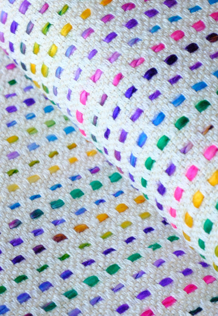 Quilted Cotton-Wool Jacquard Fabric, 40" Wide, 630 GSM