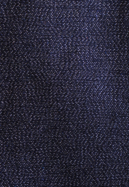 Handwoven Wool Blended Indigo Kasuri Fabric | 44" Wide | ~ 220 GSM