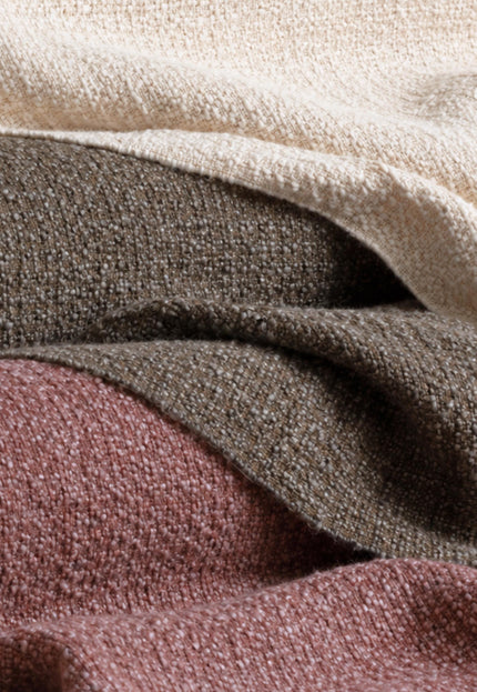 Textured Wool–Cotton Blend Loop-Over Weave Fabric | 300 GSM | 46” Wide
