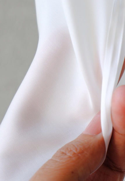 Vegan Bamboo Silk Fabric by the Yard – Smooth Silky Drape, 44” Wide | 135 GSM