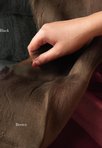 Mulberry Silk Organza Fabric: 44" Wide, 98 GSM