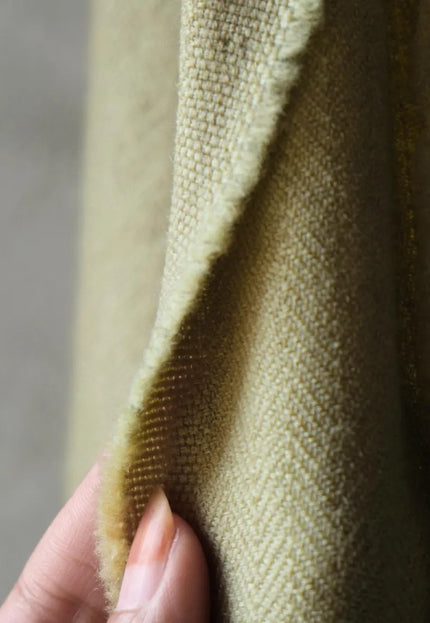 Heavyweight Merino Wool Herringbone Fabric, 390 GSM, 58” Wide