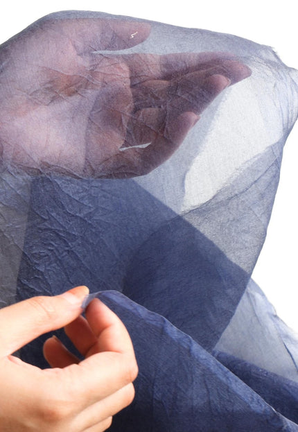 Mulberry Silk Organza Fabric: 44" Wide, 98 GSM
